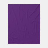 Couverture Polaire Violet foncé et violet foncé (Devant)