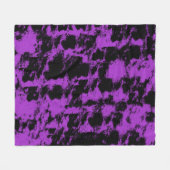 Couverture Polaire Violet Noir (Devant (Horizontal))