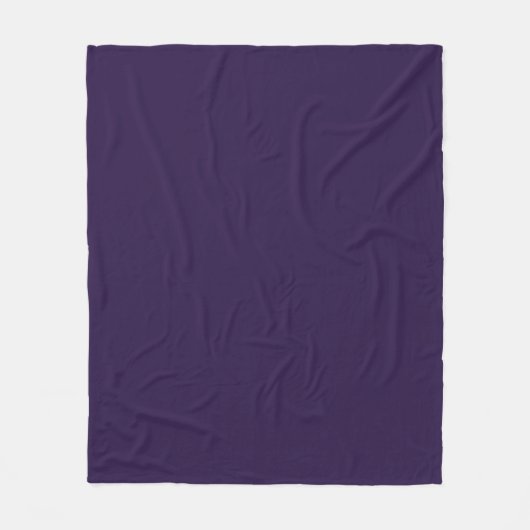 Couverture Polaire Violet violet solide (Devant)