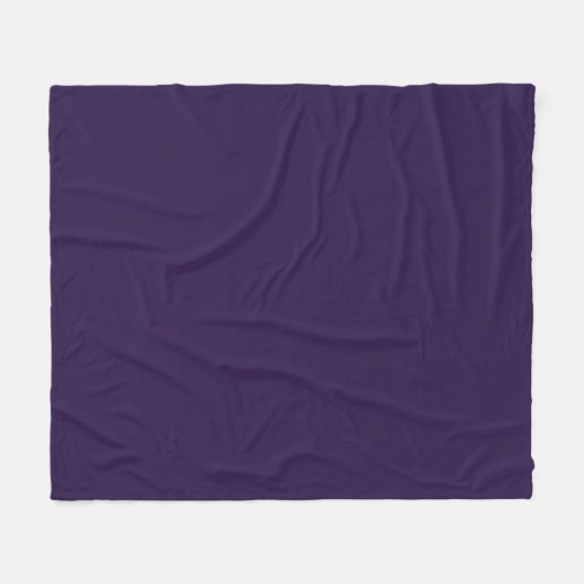 Couverture Polaire Violet violet solide (Devant (Horizontal))