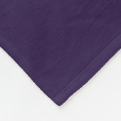 Couverture Polaire Violet violet solide (Coin)