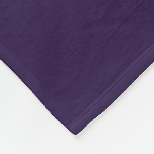 Couverture Polaire Violet violet solide (Coin)