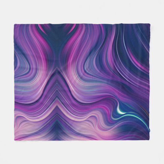 Couverture polaire violette passion. (Devant (Horizontal))