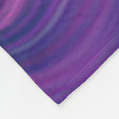 Couverture polaire violette passion. (Coin)