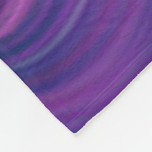 Couverture polaire violette passion. (Coin)