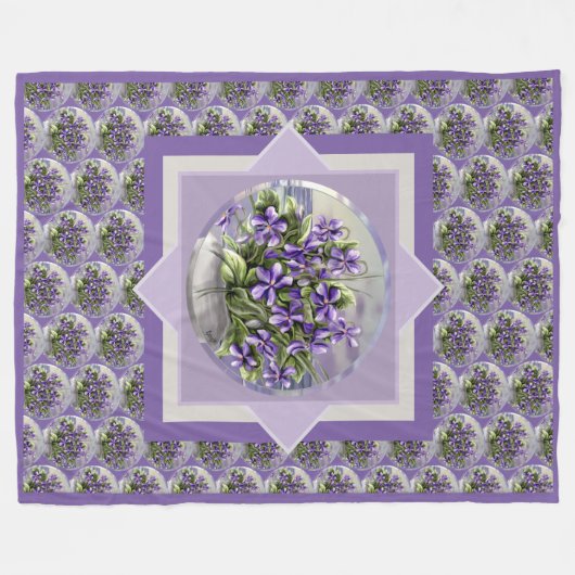 Couverture Polaire violettes dans un bocal de lune (Devant (Horizontal))