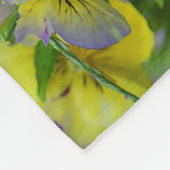 Couverture Polaire Violons Violets Et Jaunes (Coin)