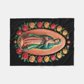 Couverture Polaire Virgen De Guadalupe Saint Mary Christian Religious (Devant (Horizontal))