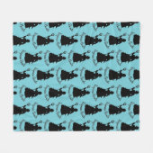 Couverture Polaire Virginia Beach, VA Statue Neptune Océan Nautique (Devant (Horizontal))