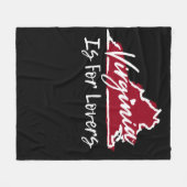 Couverture Polaire Virginia Est Pour Les Amoureux (Devant (Horizontal))