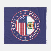 Couverture Polaire Virginie-Occidentale (Devant (Horizontal))