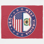 Couverture Polaire Virginie-Occidentale (Devant (Horizontal))