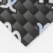 Couverture Polaire Virgo Sign on Charcoal Carbon Print (Coin)