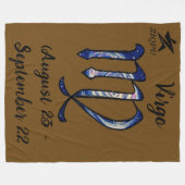 Couverture Polaire Virgo Throw Blanket (Devant (Horizontal))