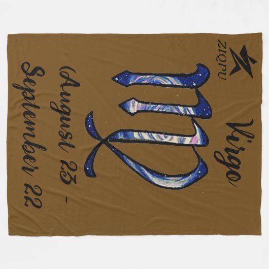 Couverture Polaire Virgo Throw Blanket (Devant (Horizontal))