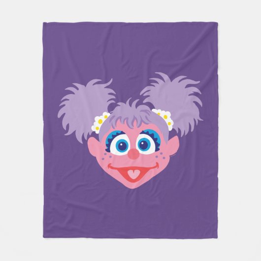 Couverture Polaire Visage d'Abby Cadabby (Devant)