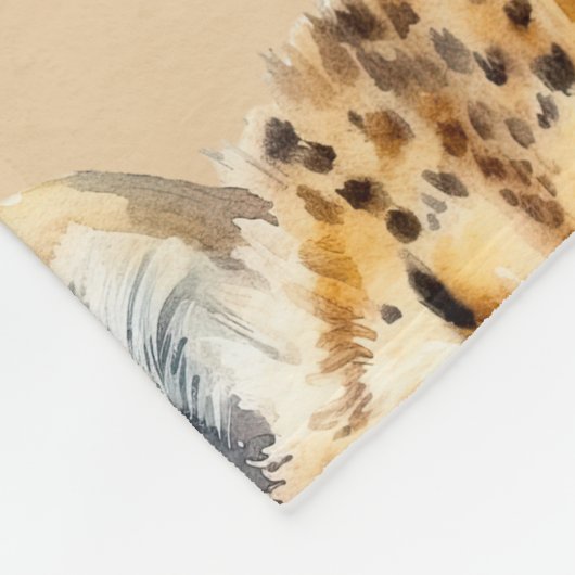 Couverture Polaire Visage de Cheetah (Coin)