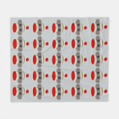 Couverture Polaire Visage de singe de chaussette (Devant (Horizontal))