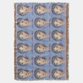 Couverture Polaire Visage Pouvoir des Femmes (devant Vertical)