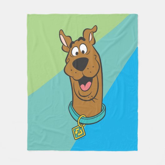 Couverture Polaire Visage souriant Scooby-Doo (Devant)