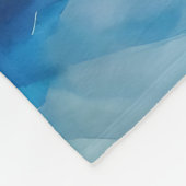 Couverture Polaire Visages des femmes - Peinture aquarelle (Coin)