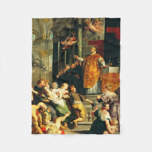 Couverture Polaire Visions d'Ignace par Peter Paul Rubens (Devant)