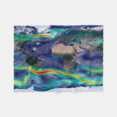 Couverture Polaire Visualisation Des Vents Mondiaux. (Devant (Horizontal))