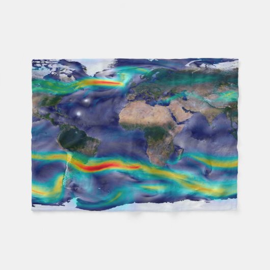 Couverture Polaire Visualisation Des Vents Mondiaux. (Devant (Horizontal))