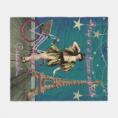 Couverture Polaire Vit Dans Un Monde De Rêve Funky Altered Art (Devant (Horizontal))