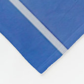 Couverture Polaire Vitraux bleus et blancs (Coin)