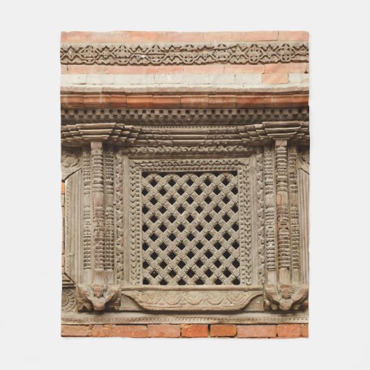 Couverture Polaire Vitrine ancienne dans la cour de Nasal Chowk de Ha (Devant)