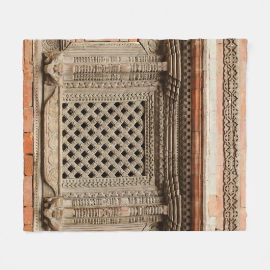 Couverture Polaire Vitrine ancienne dans la cour de Nasal Chowk de Ha (Devant (Horizontal))