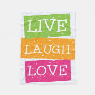 Couverture Polaire Vivent l'amour 2 de rire