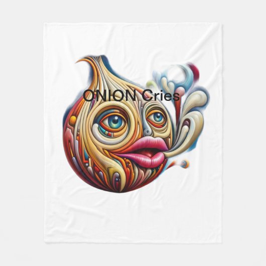 Couverture Polaire 🎨 Vivez le voyage émotionnel d'une ONION. (Devant)