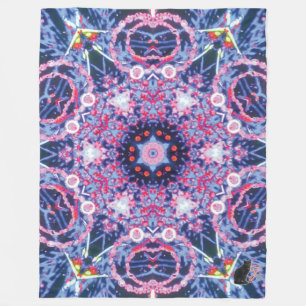Couverture Polaire Vivid Kaleidoscope