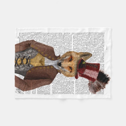 Couverture Polaire Vivienne Steampunk Fox (Devant (Horizontal))