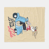 Couverture Polaire Vivre La Vida Lola Scooter Graphic (Devant (Horizontal))