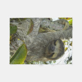 Couverture Polaire Vivre la vie comme une Sloth (Devant (Horizontal))