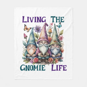 Couverture Polaire Vivre La Vie Gnome