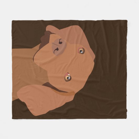 Couverture Polaire Vizsla (Devant (Horizontal))