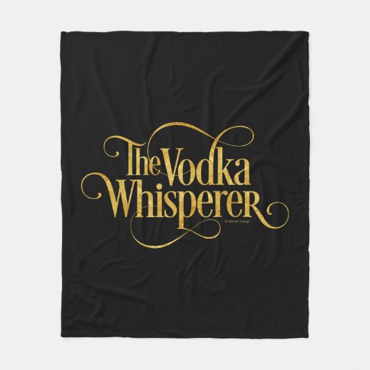 Couverture Polaire Vodka Whisperer (Devant)