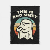 Couverture Polaire Voici Bosheet Ghost Retro Halloween Costume Me (Devant)