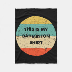 Couverture Polaire Voici Mon Badminton