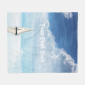 Couverture Polaire Voile calme avec ciel bleu (Devant (Horizontal))