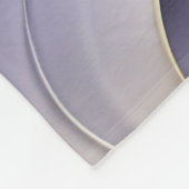 Couverture Polaire Voile d'or - Luxueux or et violet Abstrait (Coin)