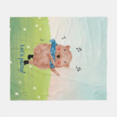 Couverture Polaire Voir la musique, entendre la danse (Devant (Horizontal))