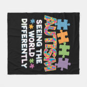 Couverture Polaire Voir le monde différemment la Sensibilisation sur (Devant (Horizontal))