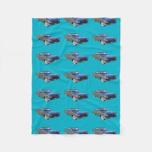 Couverture Polaire Voiture 1960 de luxe classique de Cadillac (Devant)