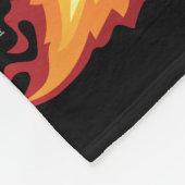 Couverture Polaire Voiture à motoneige classique qui pique une roue (Coin)