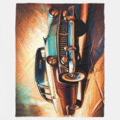 Couverture Polaire Voiture antique Hard Pastel (Devant)